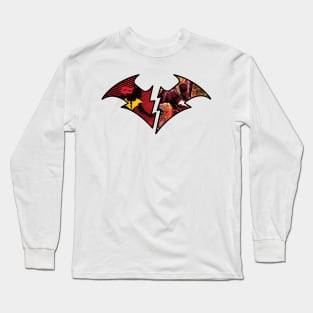 Red Death Collage Logo V1 Long Sleeve T-Shirt